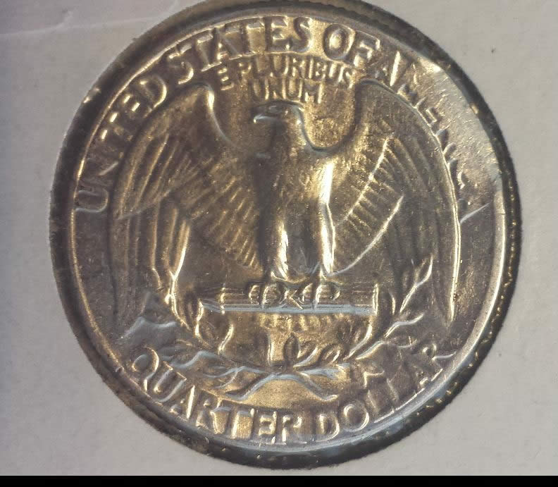 1958-Washington-Quarter-With-Clip-And-Blakesley