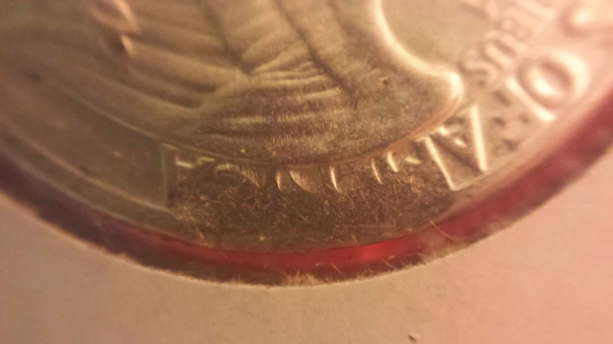 1958-Washington-Quarter-With-Clip-And-Blakesley