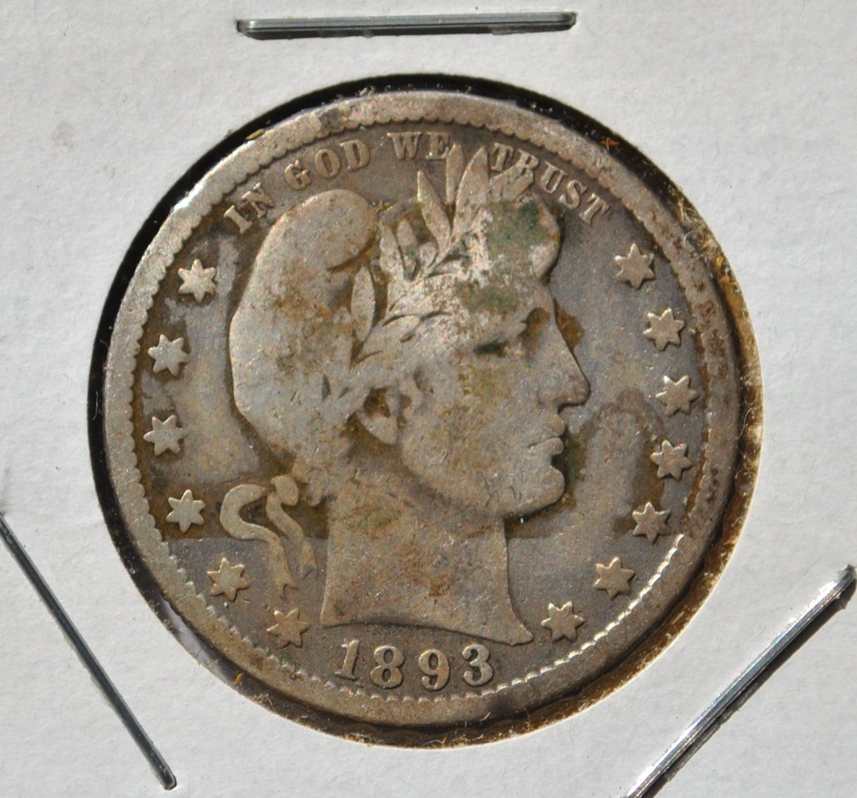 1893-O-Barber-Quarter--->-Please-Grade