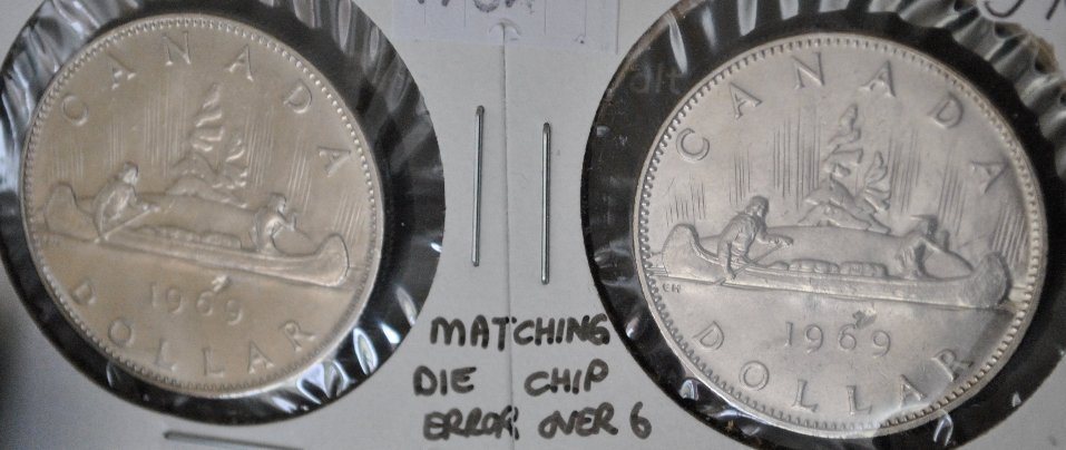 1969-Nickel-Dollar-Set-Matching-Strike-Through