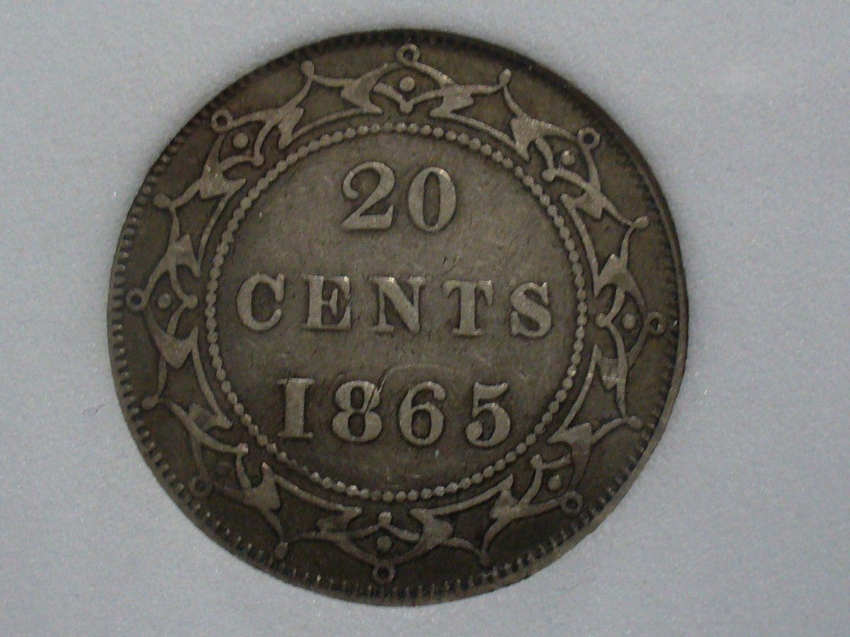 1865-Newfoundland-20-Cent-Piece.-Graded-By-NNC