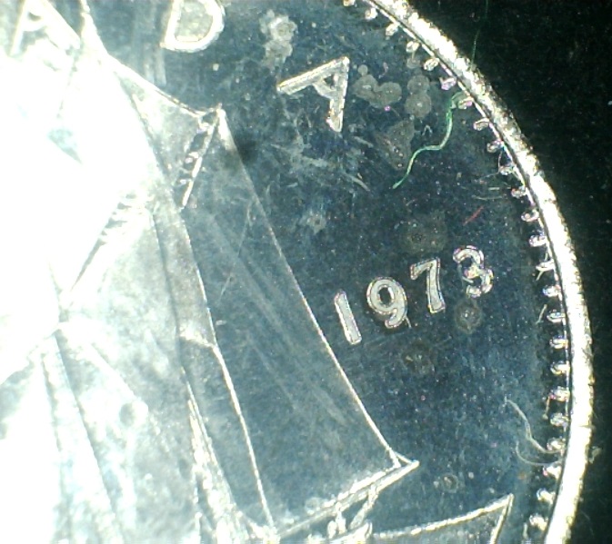 Canadian-Dime-1973-D/D-And-Die-Damage?