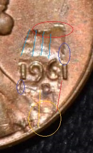 1961-D-Cent---Nice-Delamination-On-Date