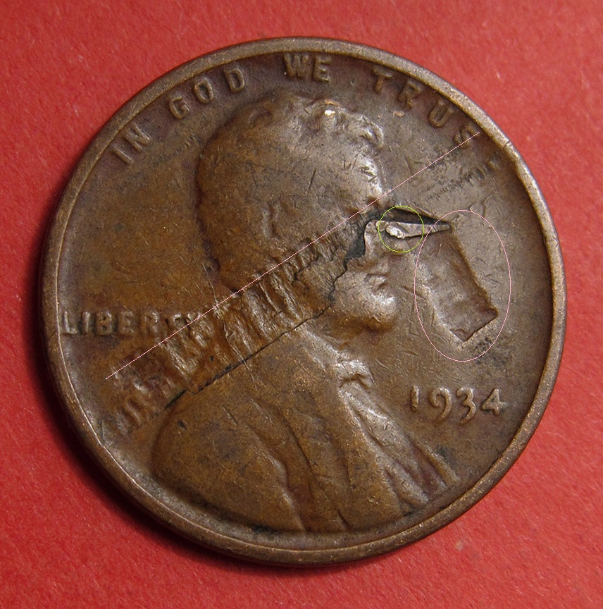 1934-Lincoln-Wheat-Cent-Mint-Error---Lamination-Loss