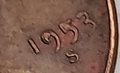 1953-S-Wheat-Penny-Interesting,-Any-Ideas?-Mint-Errors?