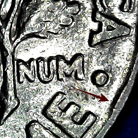 1993-P-Roosevelt-Dime-Offset/Die-Crack/Doubling