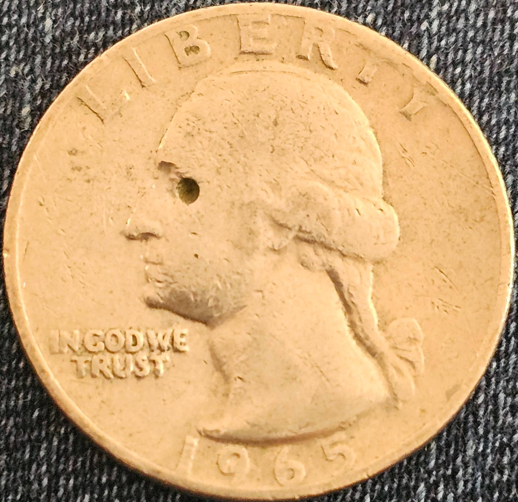 1965-No-Mint-Quarter,-Missing-