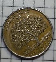 1999-D-Connecticut-Quarter-Missing-Clad-On-Reverse