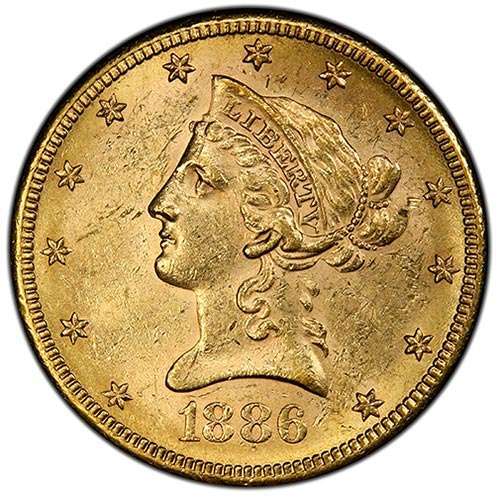 1882-$10-Gold-Liberty-PCGS-MS-63