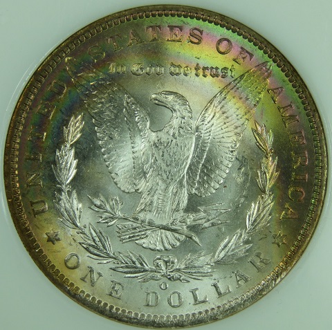 Morgan-Silver-Dollars---Artificially-Toned-1880-O