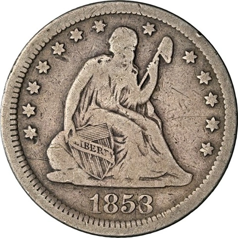 1853-Seated-Liberty-Quarter-With-No-Arrows