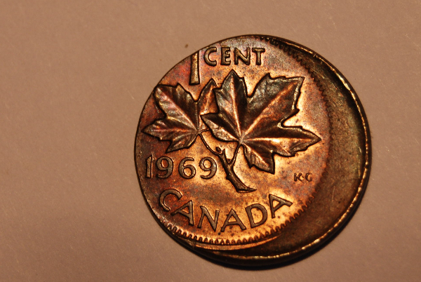 Off-Centre-Canadian-Broadstrikes,-Somewhat-Uncommon-After-1965