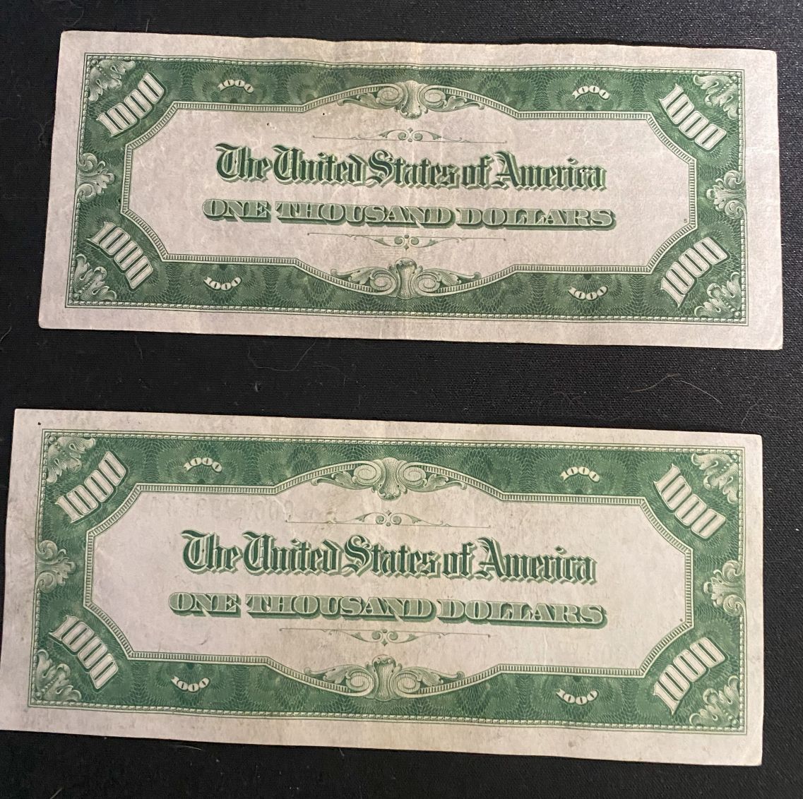 1934-And-1928-$1000-Notes
