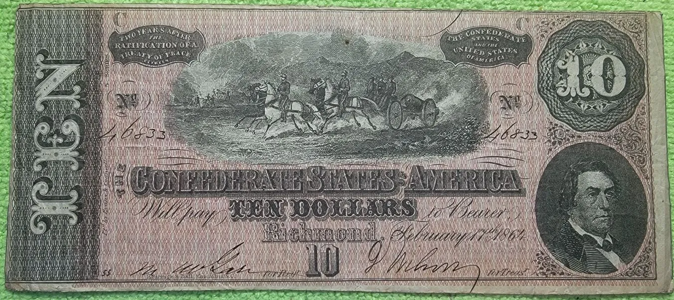 1864-$10-Richmond-Note