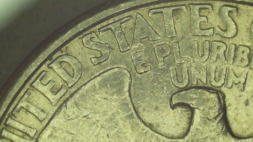 1995-P-Quarter-With-Die-Crack-On-Obverse-And-Multiple-Cracks-On-Reverse