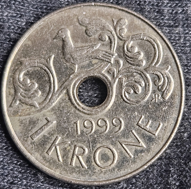 1999,-1-Krone-Double-Struck-Or-Deterioration?