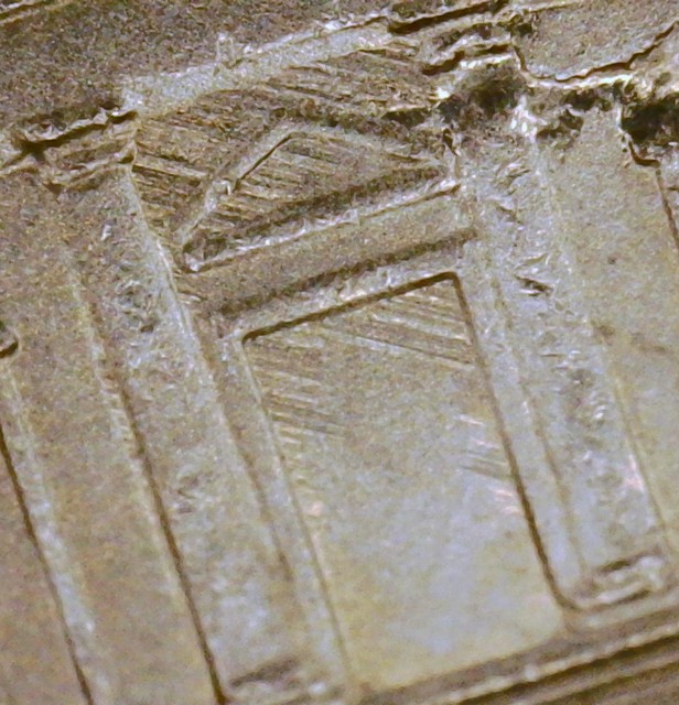 Heavy-Stuck-Thru-Object-/-2020-P-Jefferson-Nickel-/-Two-Places