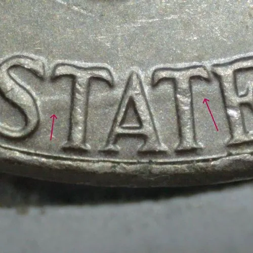 2022-P-Jefferson-Nickel-/-Short-Die-Dent