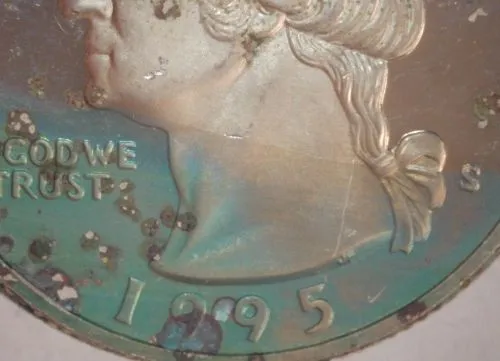Fun-Find-#3-/-1995-S-Proof-Quarter-/-Horrible!
