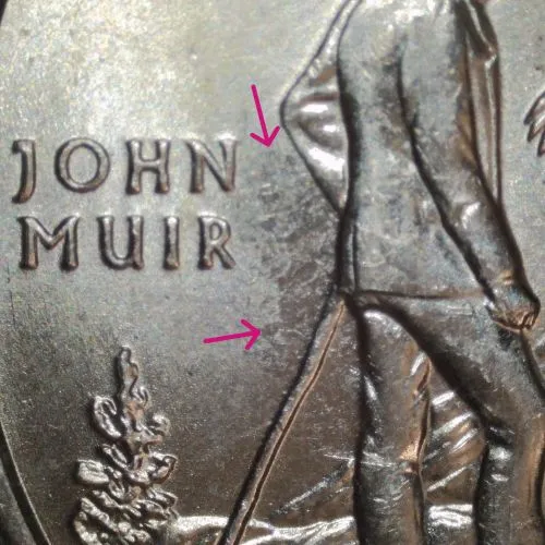 2005-P-Quarter-/-Multiple-Strike-Through-Grease-Obverse-And-Reverse