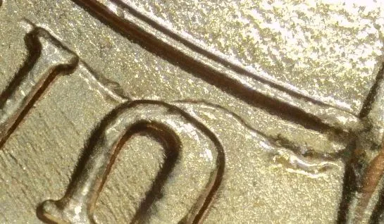 2010-P-Presidential-Dollar-/-Lincoln-/-Struck-Through-Error