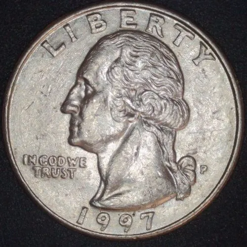 1997-P-Washington-Quarter-/-Die-Abrasion