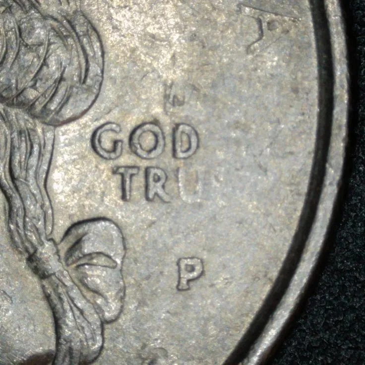 1999-P-Delaware-Quarter-/-Struck-Through-A-Lot-Of-Grease