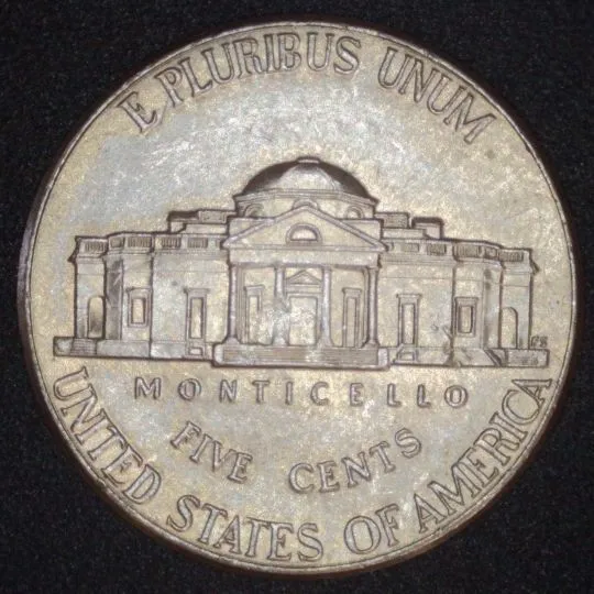 2020-P-Jefferson-Nickel-/-Struck-Through-Grease