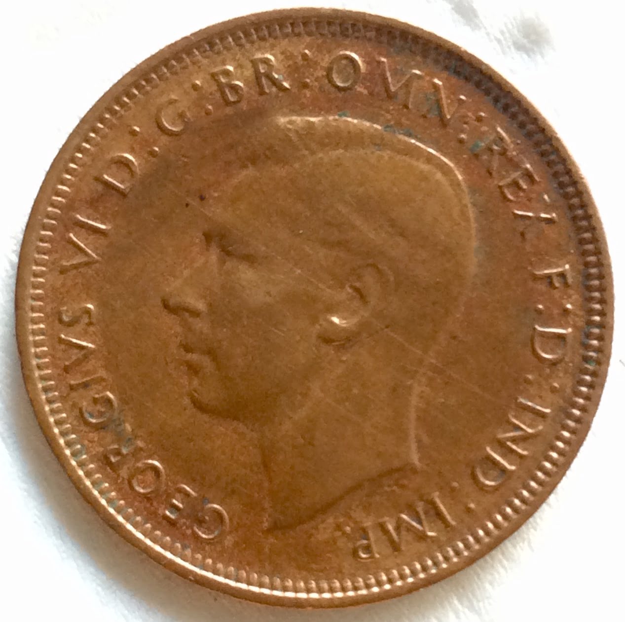 Is-This-1948-�-Penny---George-VI-Struck-Over-1944-Planchet?