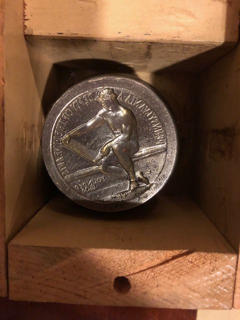 Obverse-Die-And-Hub-From-Pennsylvania-Academy-Of-Fine-Arts-Medal