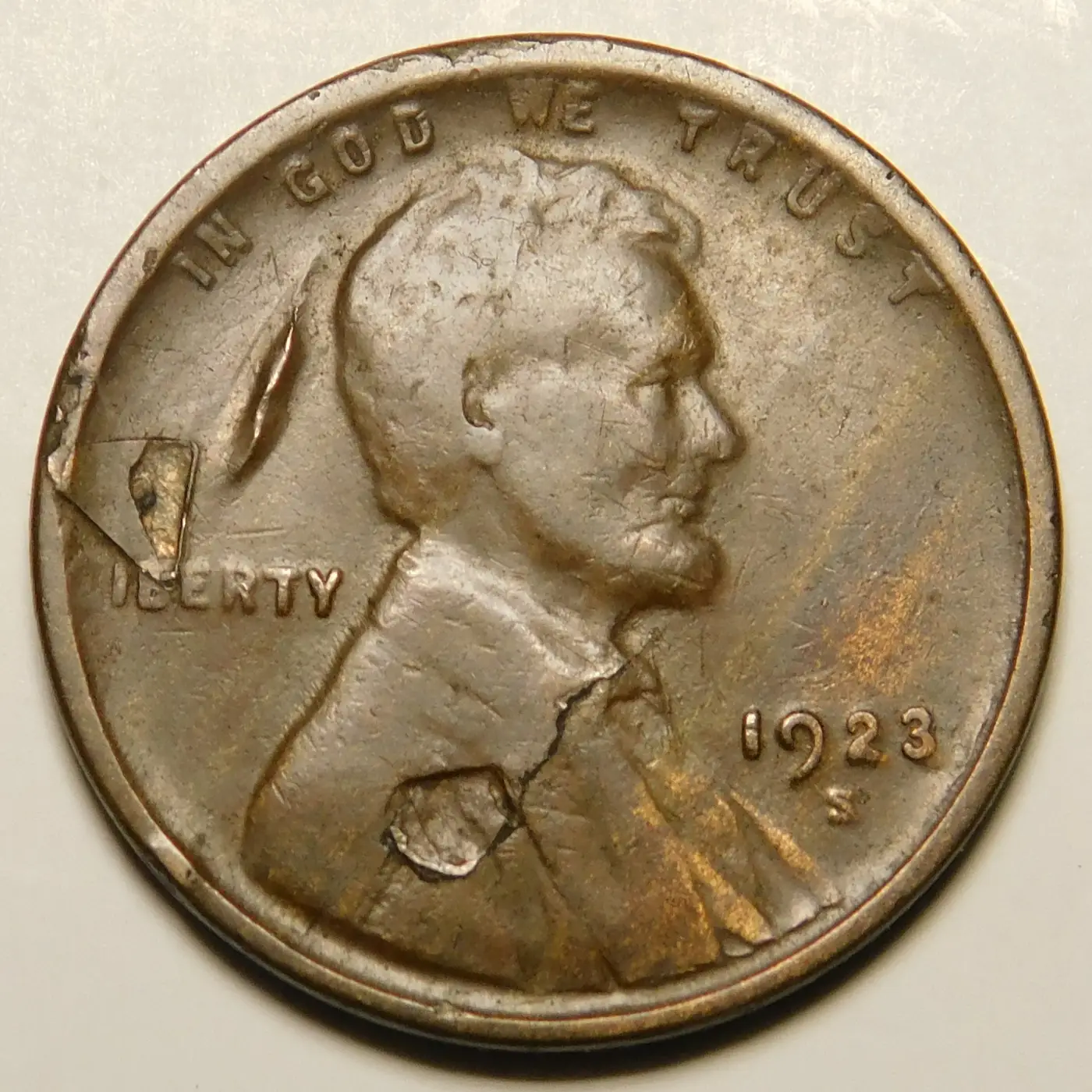 1923-S-LWC-Odd-Look.-Perhaps-Lamination-Or-PMD-But-Raised-Area-Is-Strange?
