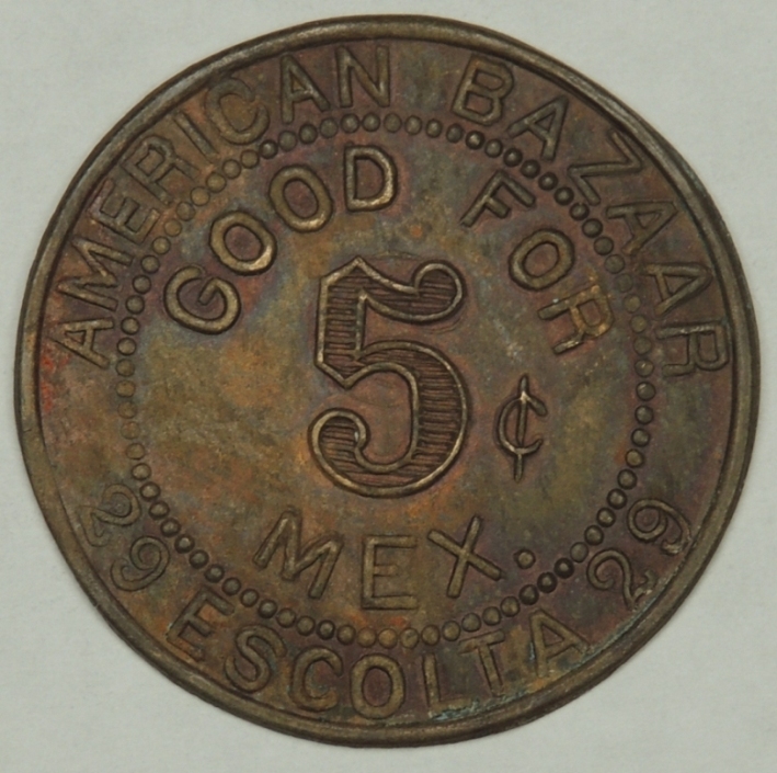 American-Bazaar-Philippines-Token-29-Escolta-29-Token-5-Centavos