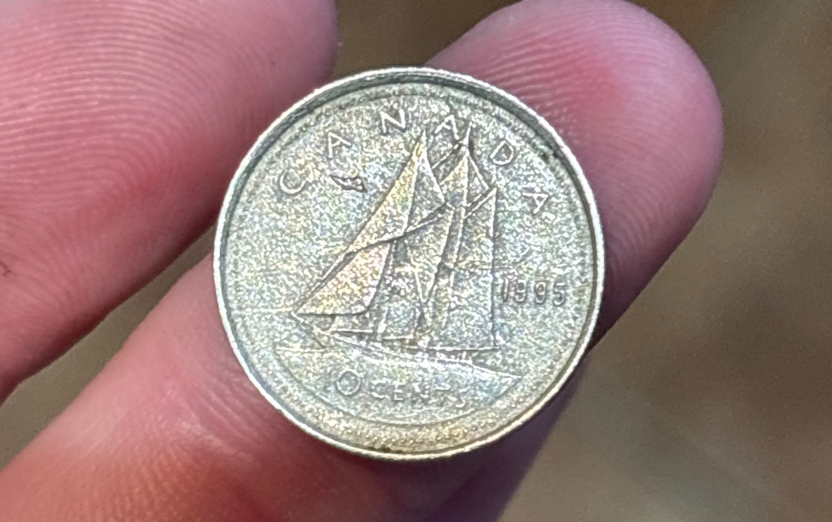 1995-Canadian-Dime-Error-Bird-In-Sky