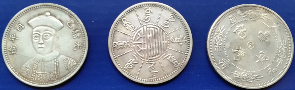 Chinese-Dollar-Tael-Coins