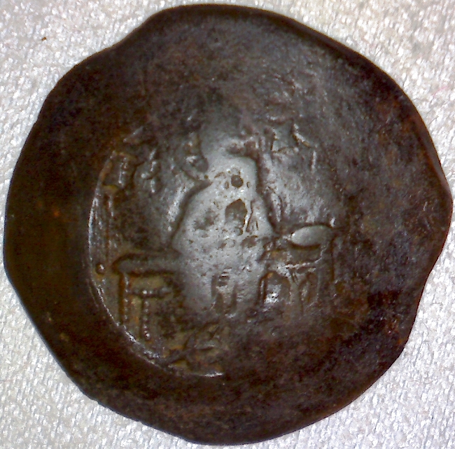 Byantine-Billon-Aspron-Trachy-Of-Manuel-I-1143-1180-Ad:-Why-Is-Mary-So-Short?