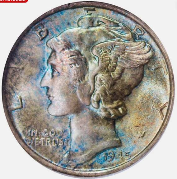 Rainbow-Mercury-Dime-NGC-Slab-MS-67,-Really-Uncirculated?