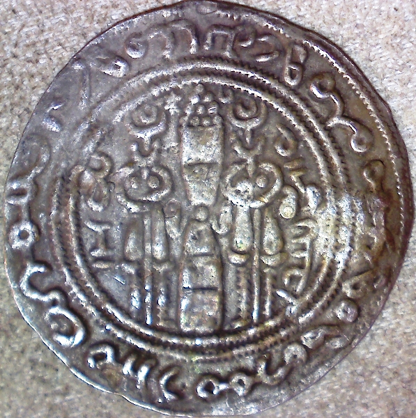 Western-Turks-Under-Sandan-Vaku-Deva:-A-Pair-Of-Counterstamped,-Bimetallic-Drachms-Ca-680-720