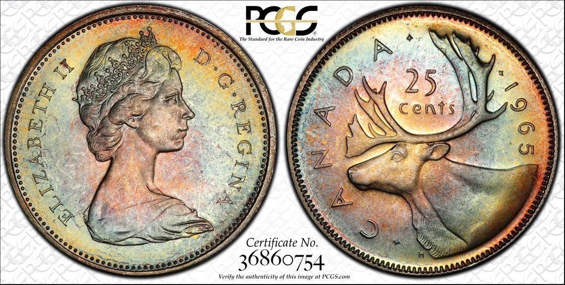 Toned-Canadian-Coins
