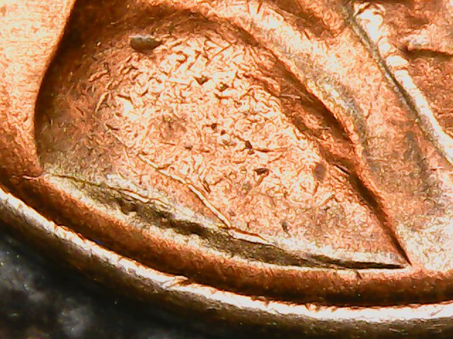 1958-P-Broken-Post-Date-And-Die-Break-On-Lincoln-Bust-Around-VDB