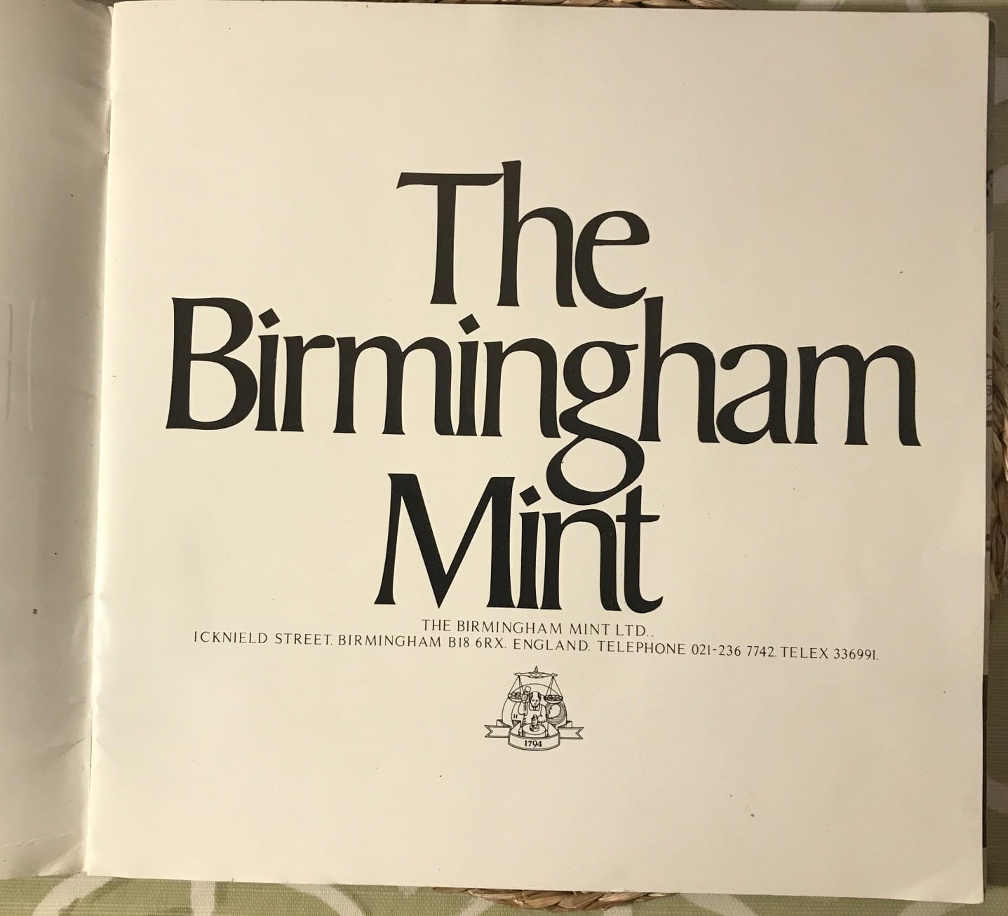 Heaton/Birmingham-Mint-Advertising,-Specimen-And-Pattern-Pieces