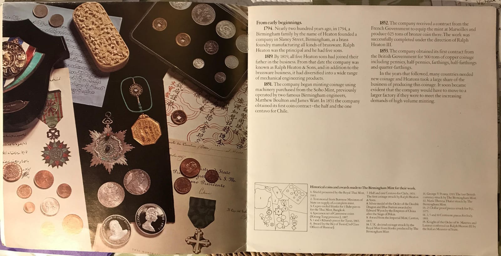 Heaton/Birmingham-Mint-Advertising,-Specimen-And-Pattern-Pieces