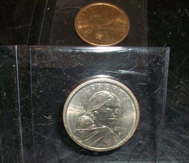 Possible-Major-Mint-Error-Coin?-|-Sac-Dollar-On-SBA-Blank?