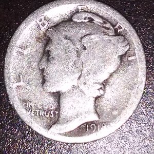 1918-Mercury-Dime-Good-Condition