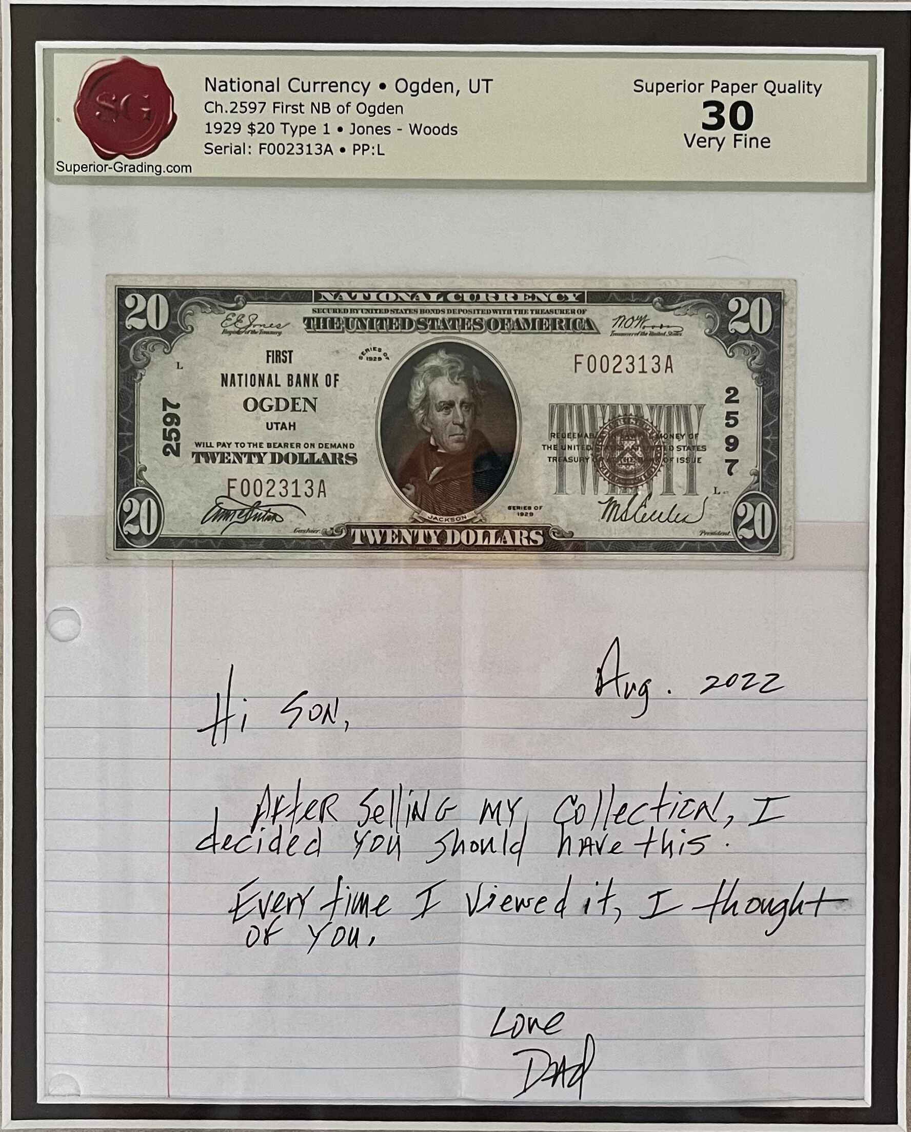 National-Banknote-Finds-New-Home
