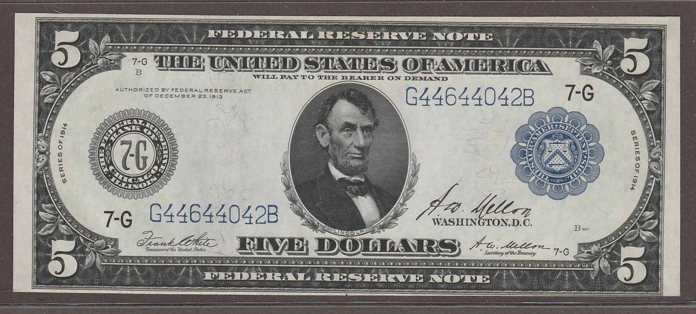 1914-$5-Federal-Reserve-Note---Opinions-And-Grade