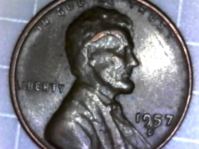 1966-And-1957-Lincoln-Cents-Retained-Die-Cracks-On-Lincoln's-Head