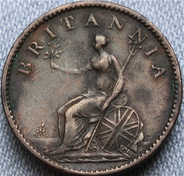 Extra-Tall-Ship-On-A-1806-Farthing?