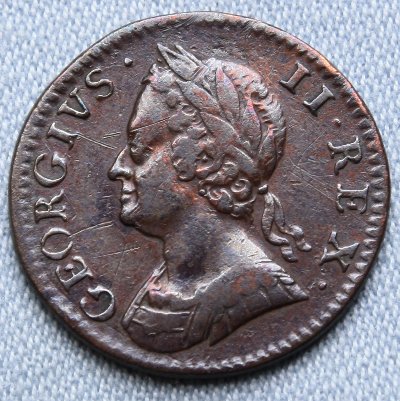 George-II-1754-Farthings:-Which-Is-Counterfeit?