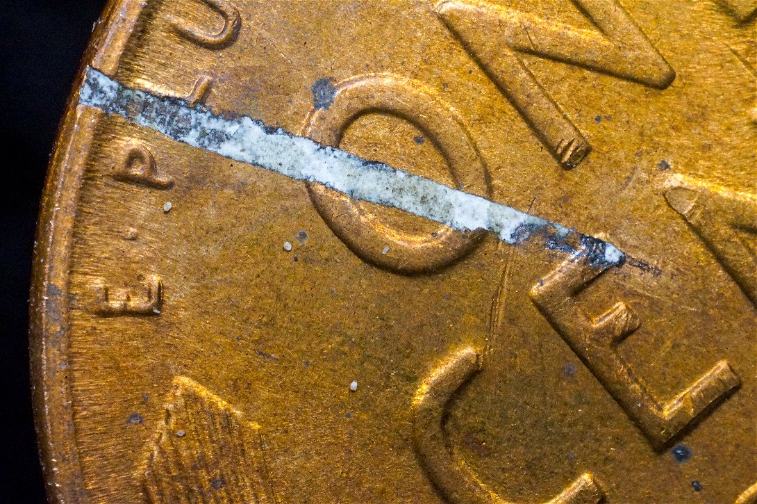 1944-D-Lincoln-,-Intrinsic-Metallic-Inclusion