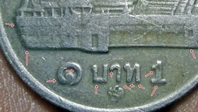 1-Baht-Doubled-Die-Obverse,-Reverse?